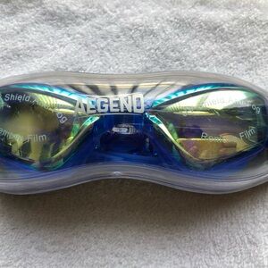 Aegend Blue Swim Goggles NWT